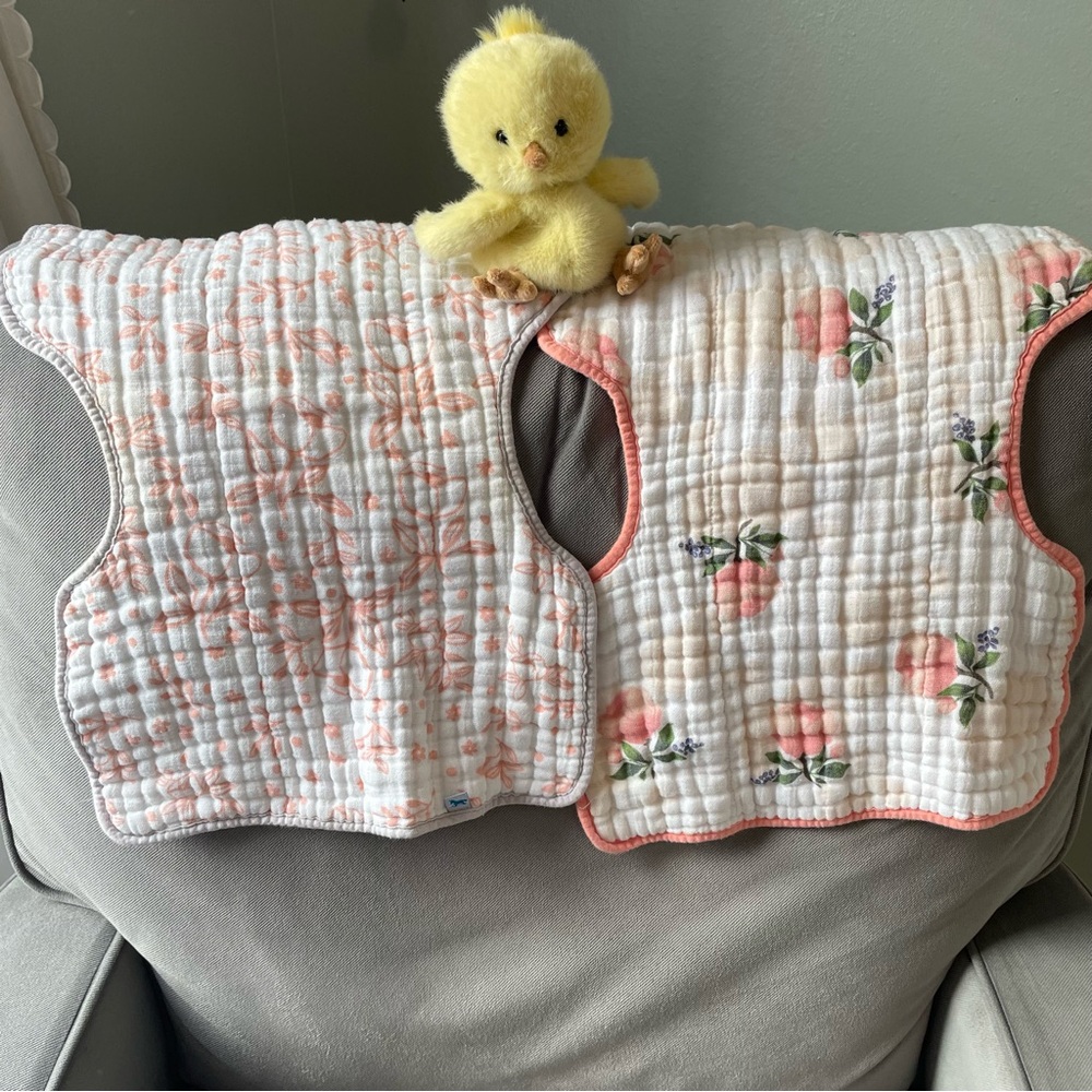 Little Unicorn Large Burl Cloths & Chick Stuffed Animal NWT